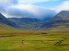Iceland. Haukadalur in Dyrafjordur during autumn. Art Print
